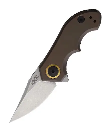 Zero Tolerance Small Galyean Bronze Titanium ZT0022TIBRZ Expediere rapidă