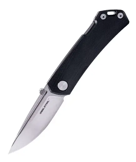 Premium Real Steel Luna Maius Lockback Black