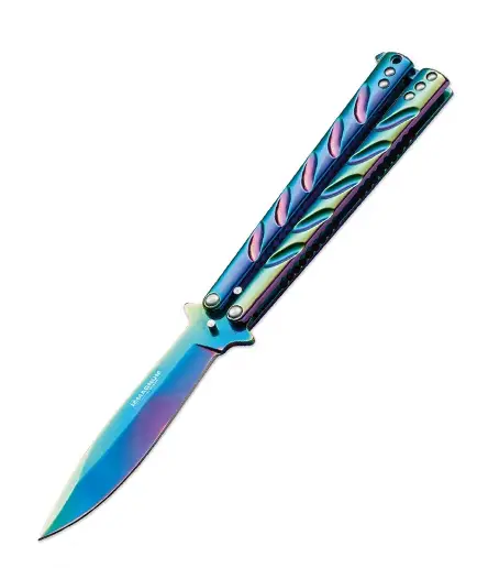 Böker MAGNUM Balisong Rainbow 06EX401 Ofertă de sezon