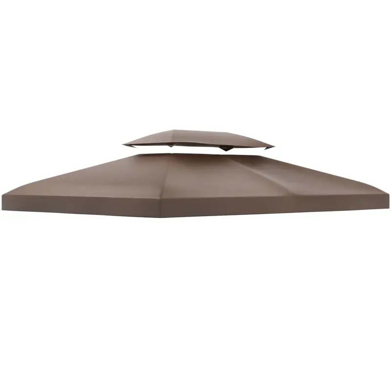 Doar azi Outsunny Acoperis de Schimb pentru Gazebo de Gradina, Impermeabil, Dublu Strat, 3x4 m