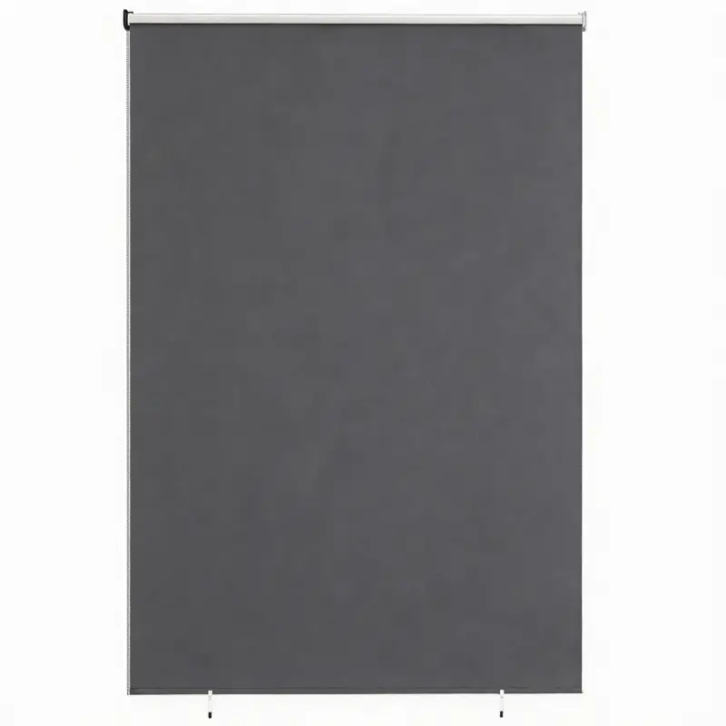 Outsunny Jaluzea Rulou Opacă pentru Exterior, 240x160 cm, Gri Închis Reducere specială