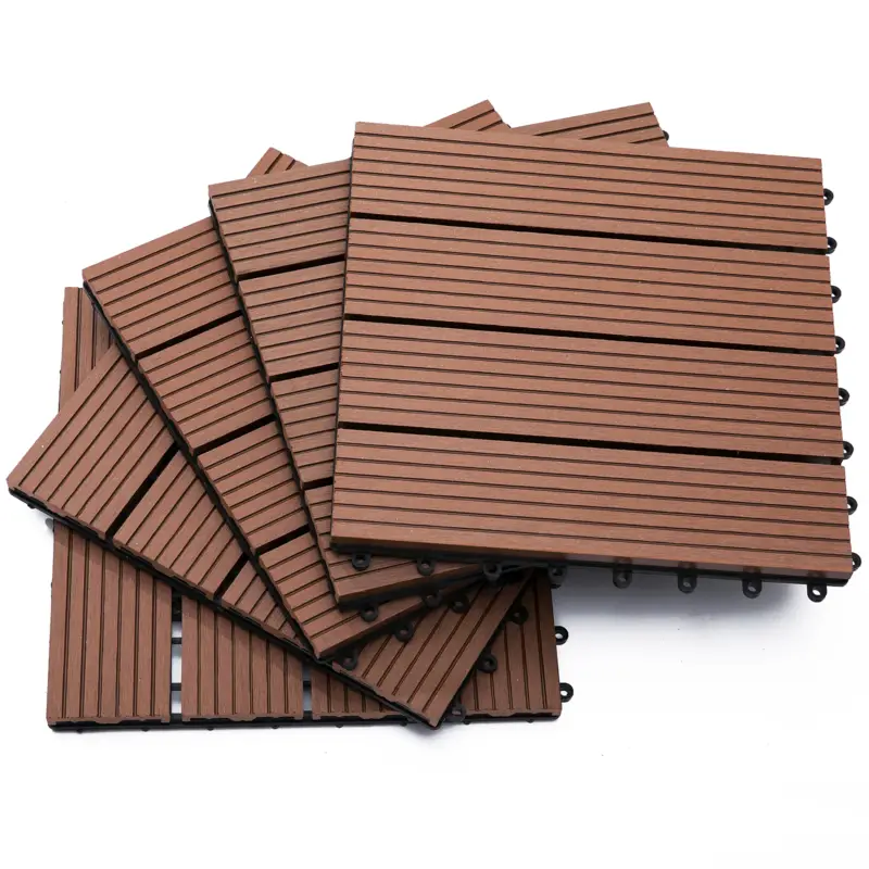 Disponibil imediat Outsunny set gresie de gradina, 30x30x2.2cm, maro