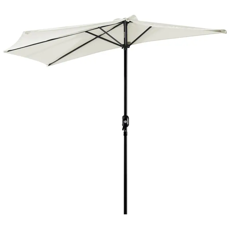 Vezi acum Outsunny Umbrela Semicirculara Impermeabila Protectie UV Alba 269x138x236cm
