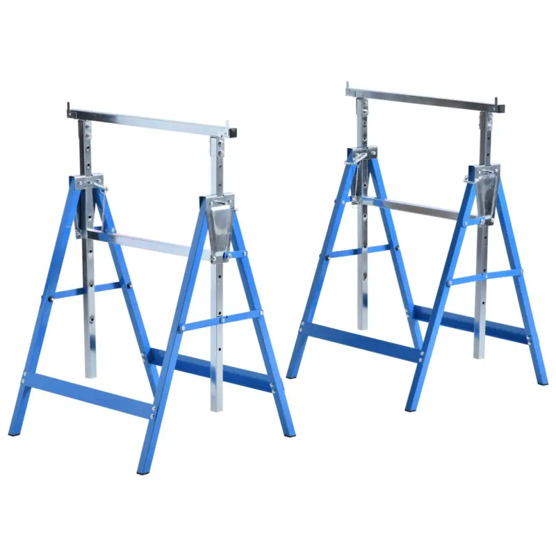HOMCOM set suport de lucru din tuburi de otel, 68x58x80 cm Expediere rapidă