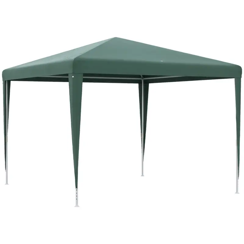 Outsunny Pavilion de Grădină 3x3 m Portabil cu Protecție Anti UV, Verde Cumpără acum