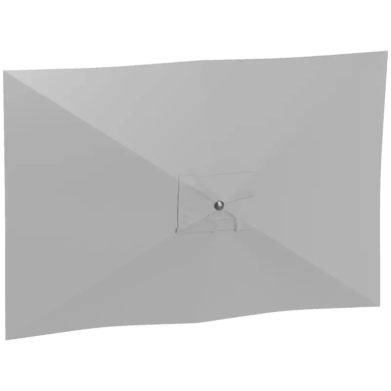 Outsunny Copertină de Rezervă pentru Umbrelă cu Ventilație în Partea Superioară, 300x200 cm, Verde Cumpără acum