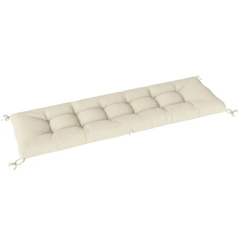 Outsunny Pernă pentru paleți detașabilă, pernă de șezut cu curele de prindere, pentru majoritatea șezlongurilor 198x65x13cm Bej Chilipir