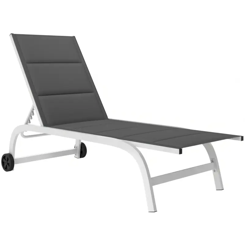 Outsunny șezlong basculant pentru plajă Cumpără acum