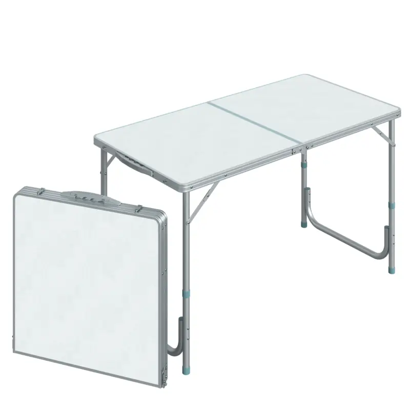 Outsunny Masă De Camping Picnic Pliabilă Portabilă 120 x 60 x 54/70 cm Reducere