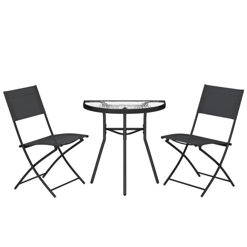 Retur ușor Outsunny bistro economisire spațiu pliabil