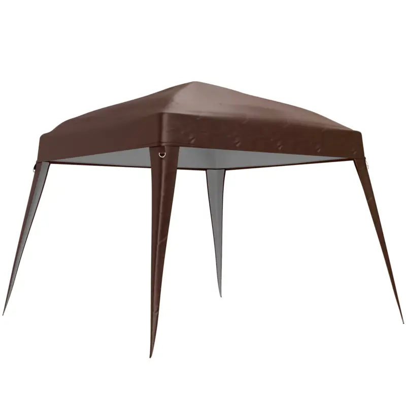 Outsunny Acoperiș de schimb pentru pavilion, prelată de schimb pentru pavilion de grădină 3 x 3 m, înlocuitor acoperiș pentru cort de grădină, UPF50+, material Oxford, Cafea Cel mai vândut