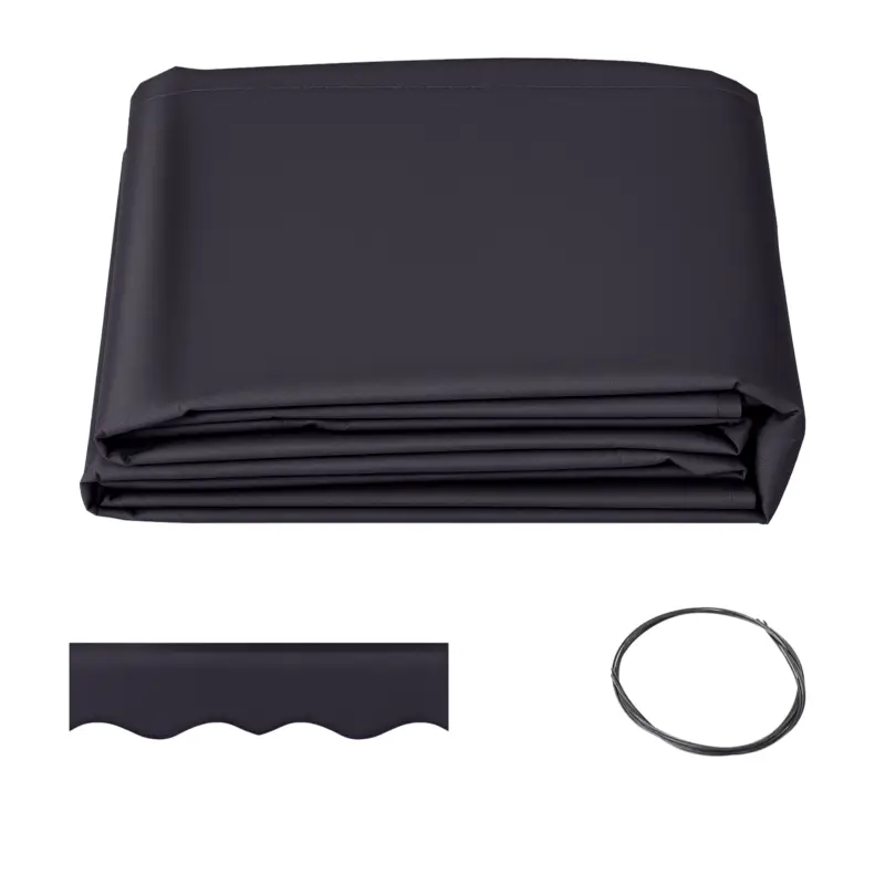 Reduceri Outsunny Pânză de Schimb pentru Copertină Retractabilă Anti UV 30+, 3.47x2.9 m, Gri