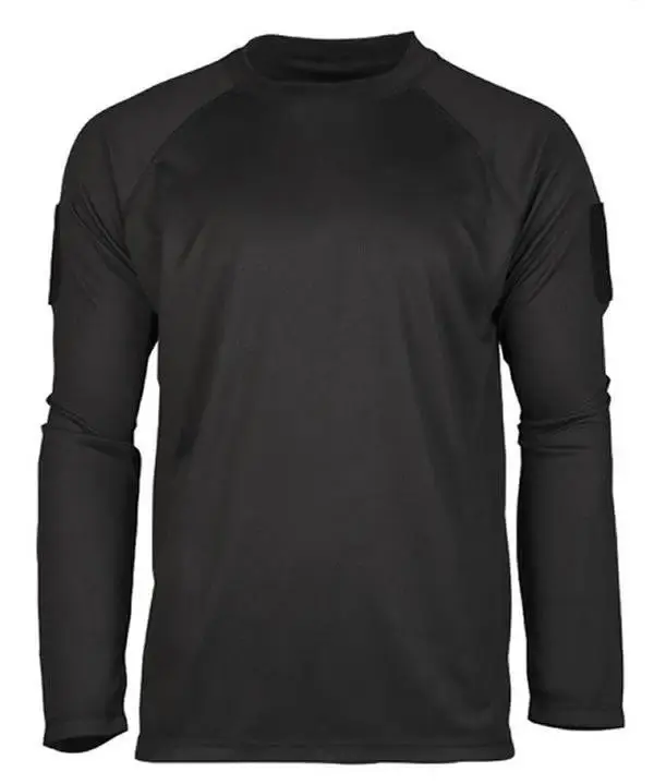 Plată securizată Bluza Tactical Long Sleeve Shirt Quick Dry Black