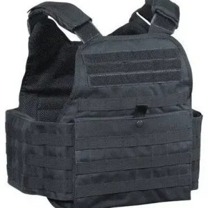 Vestă Tactică Plate Carrier Neagră – Compatibilă cu Plăci Balistice, Reglabilă și Confortabilă în Misiune Chilipir