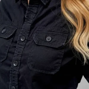 Camasa Dama Brandit Vintage Black Reduceri