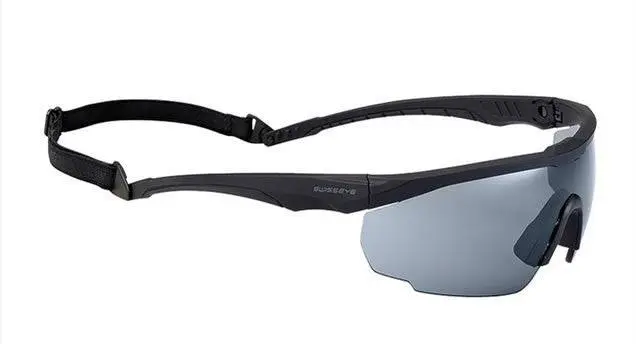 Reducere specială Ochelari de Protecție Negri Swiss Eye® Blackhawk – Standard Militar, Claritate Tactică și Protecție UV Totală
