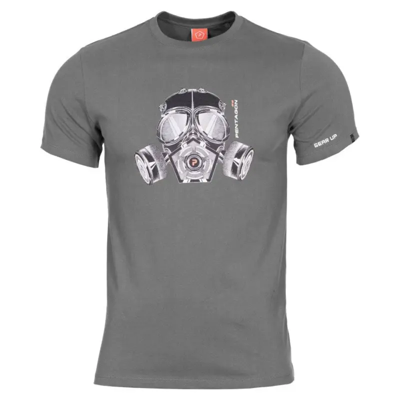 Tricou Gas Mask K09012-Gm-08Wg Wolf Grey Ofertă