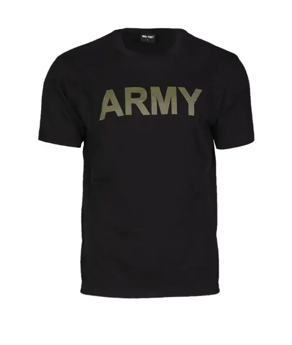 Reducere de preț Tricou Barbati Army Black