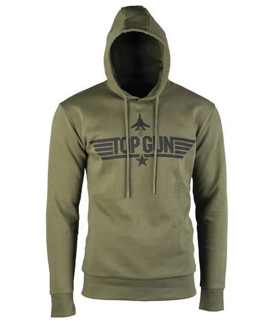 Hanorac Cu Gluga M.Druck "Top Gun" Oliv Premium