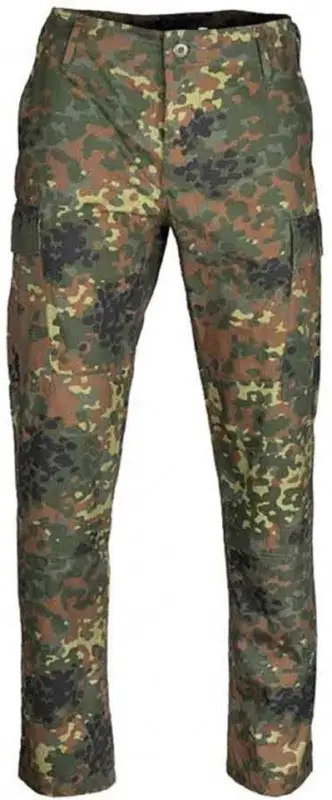 Chilipir US FLECTAR R/S BDU FIELD PANTS ′SLIM FIT′ – TEESAR® Pantaloni tactici slim fit, camuflaj Flectar – rezistență Ripstop 100% bumbac