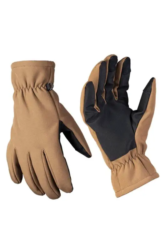 Retur gratuit Manusi Softshell Dark Coyote Thinsulate