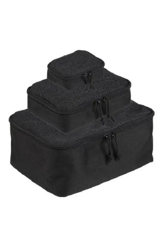 Ofertă exclusivă Organizator Din Plasa 3 Piese Black