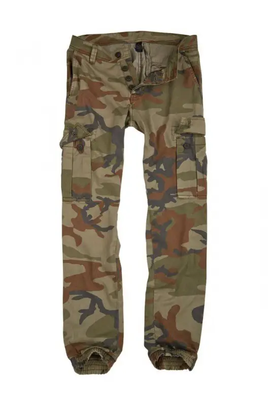 Ieftin Pantaloni Bad Boys Camuflaj Woodland Raw Vintage
