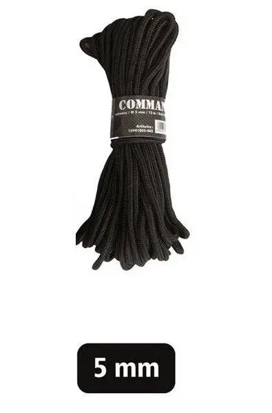 Funie Commando 5Mm Negru Ultima șansă