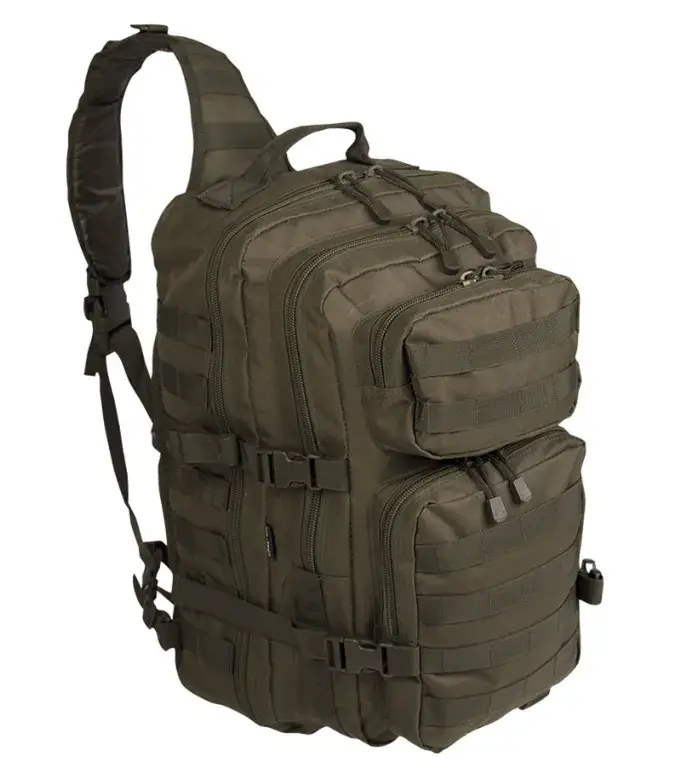 Cel mai vândut Rucsac Tactic OD – ONE STRAP – 29L – Model Mare, Versatil și Funcțional
