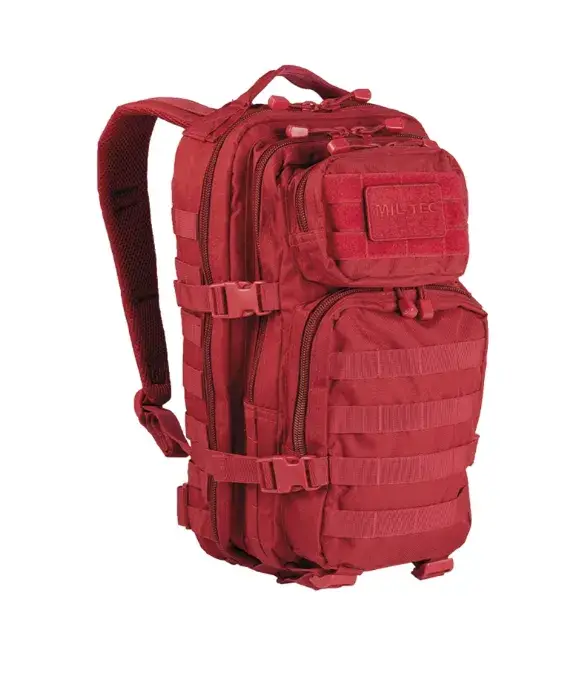 Rucsac Tactic US Assault Small Roșu Signal – 20L, Vizibilitate Maximă, Funcționalitate Tactică Reducere extra