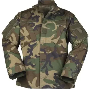 Veston Ripstop Acu Camuflaj Woodland Retur ușor