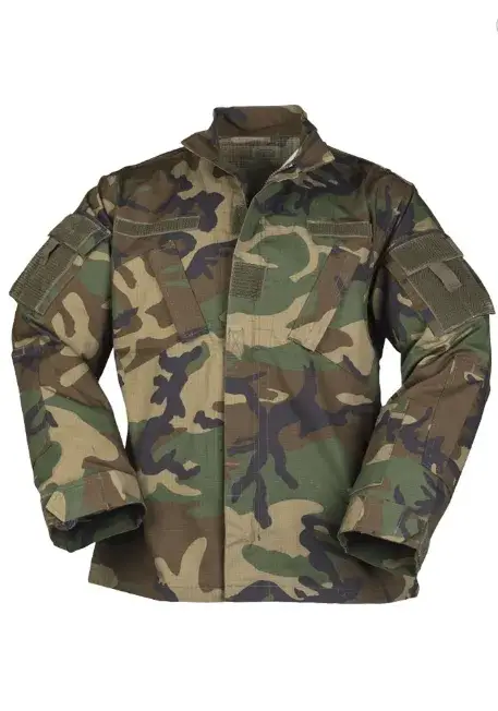 Veston Ripstop Acu Camuflaj Woodland Retur ușor