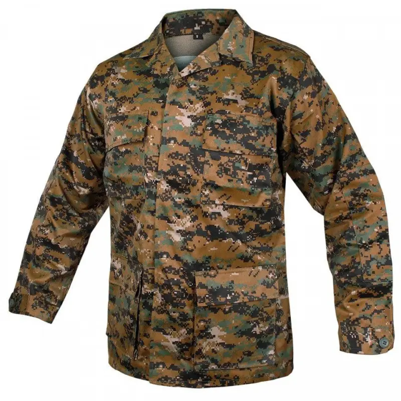 Reducere de preț Veston Militar Bdu Camuflaj Woodland Digital