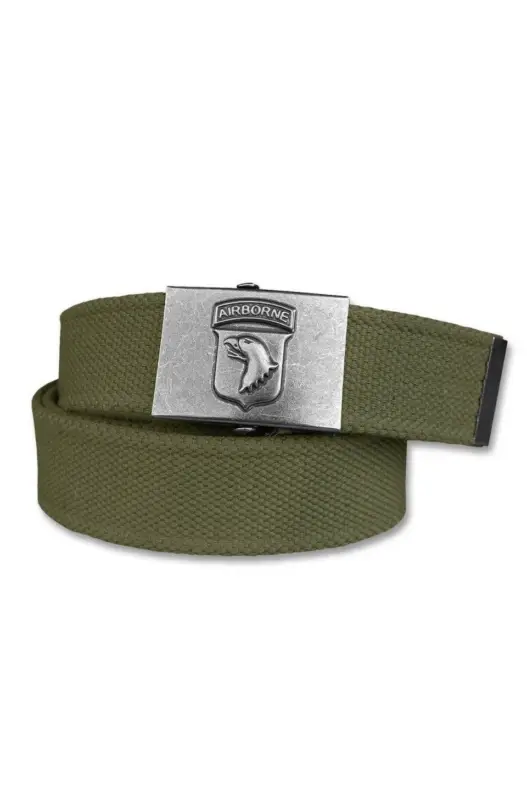 Expediere rapidă Centură OD 40 mm cu Cataramă „Airborne” – Stil Militar Autentic și Rezistență Tactică
