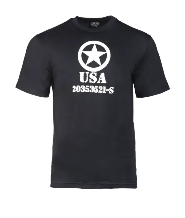 Discount Tricou Barbati Allied Star Negru