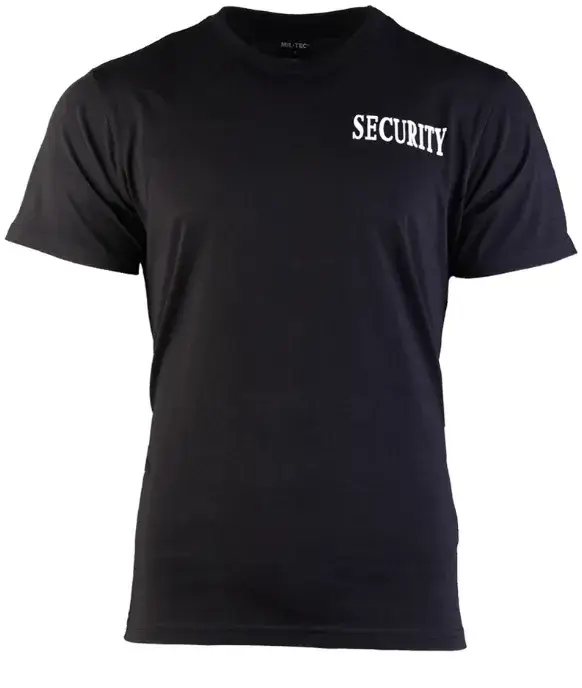 Tricou Security Negru Plată securizată
