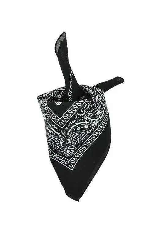 Bandana Western Negru Plată sigură
