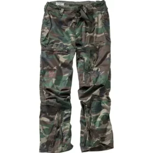 Cel mai bun preț Pantaloni Raw Vintage Infantry Cargo Camuflaj Woodland