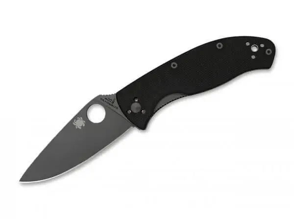 Expediere rapidă Briceag Spyderco Tenacious Black Plain