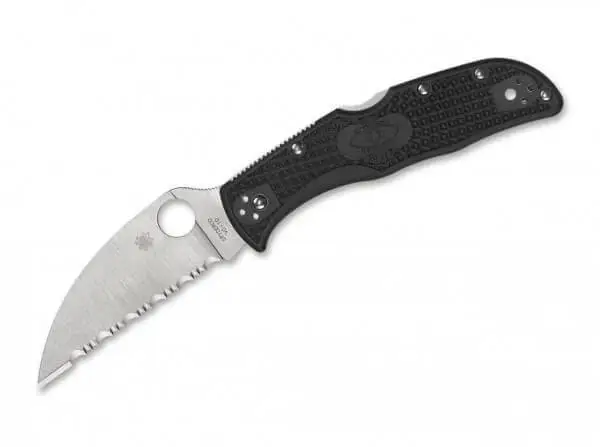 Ofertă exclusivă Briceag Spyderco Endela Lightweight Spyderedge Wharncliffe Black