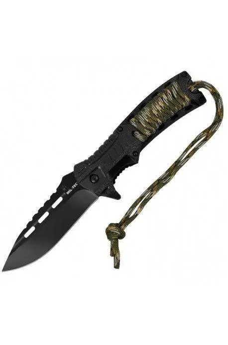 Vezi acum Briceag Mil-Tec Camo Paracord Fire Starter