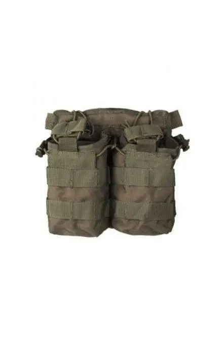 Port Incarcator Dublu Molle Oliv Premium