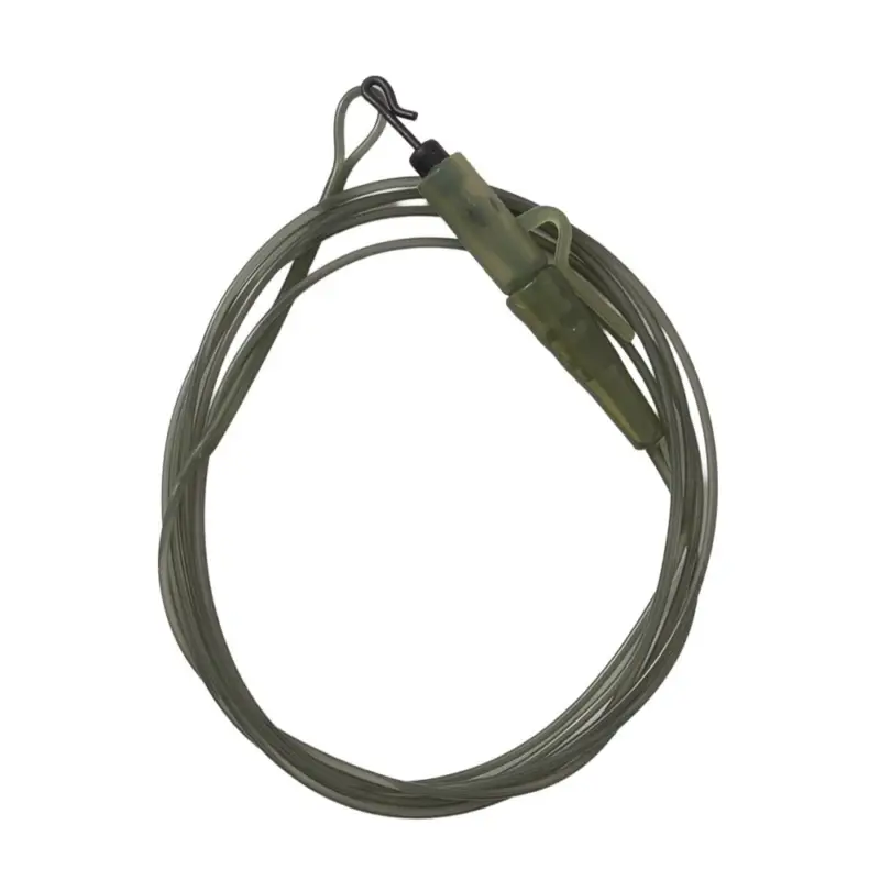 Retur ușor LEADER FLUOROCARBON INVIZIBIL PROFL CU LEAD CLIP - 1m- 30lbs