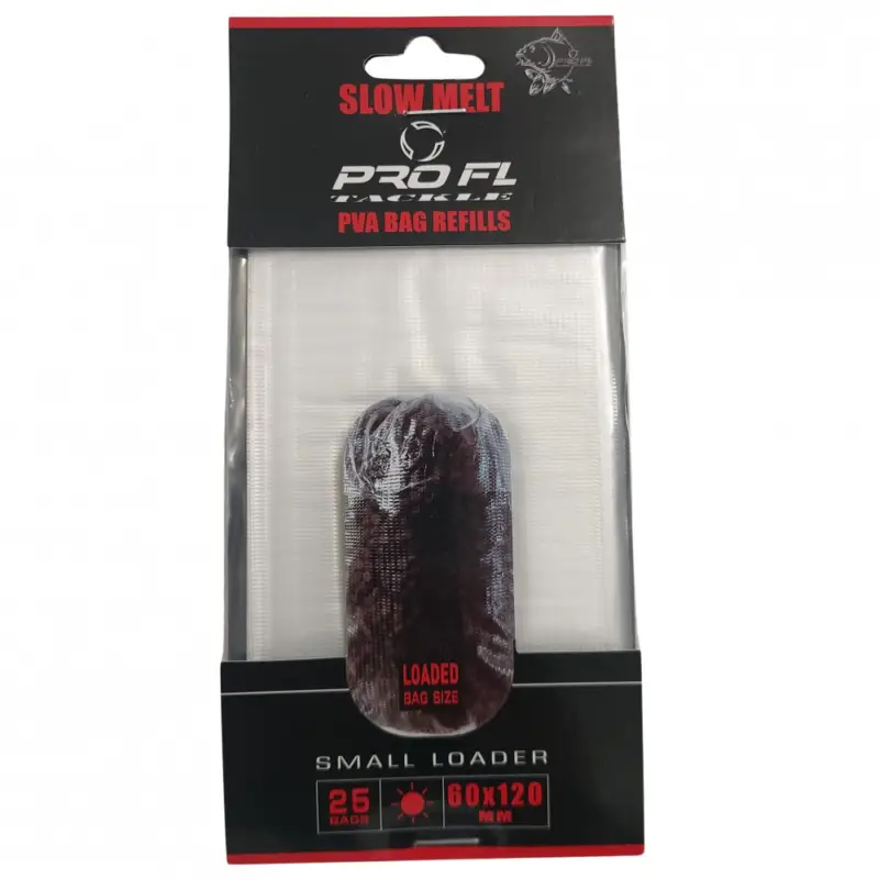 PUNGA SOLUBILA PVA SLOW MELT 60x120mm 25buc. Cumpărături sigure