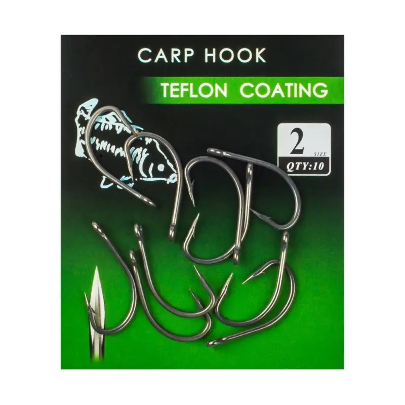 Preferatul clienților CARLIGE CARP HOOKS TEFLON
